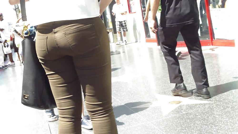 25P Spanish teen bubble butt & ass in pants