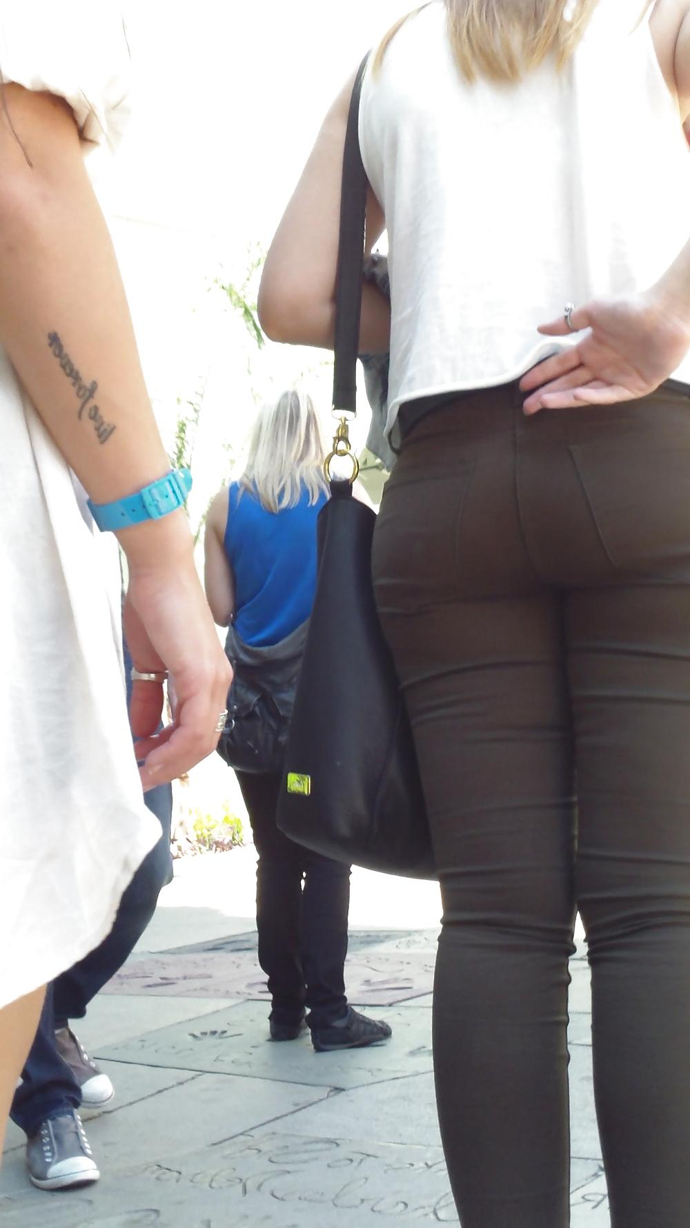 25P Spanish teen bubble butt & ass in pants