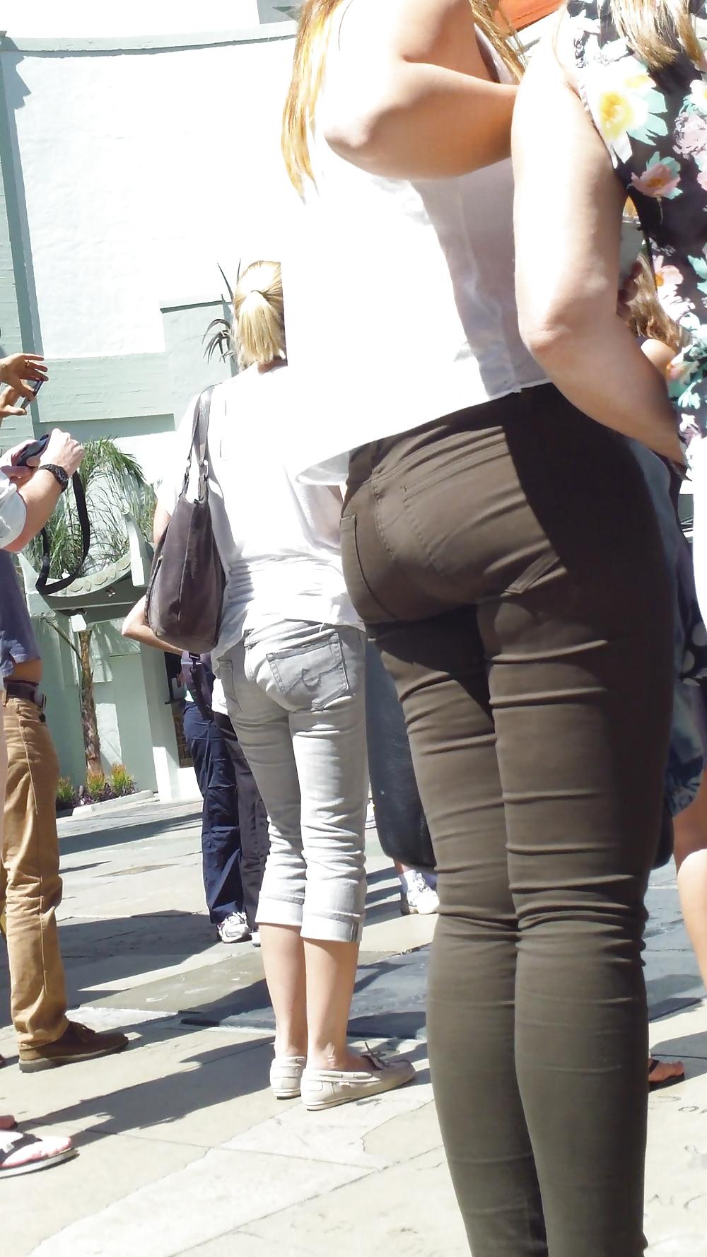 25P Spanish teen bubble butt & ass in pants