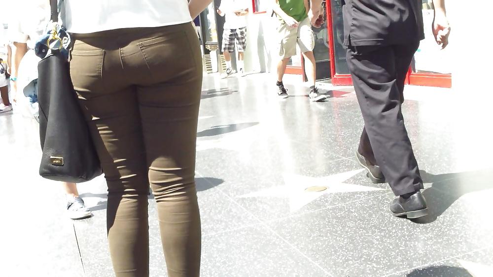 25P Spanish teen bubble butt & ass in pants