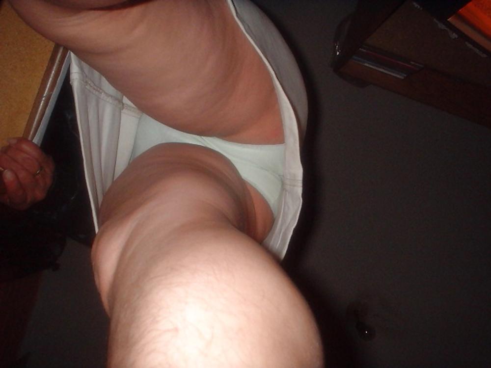 15P Laura's big butt upskirt