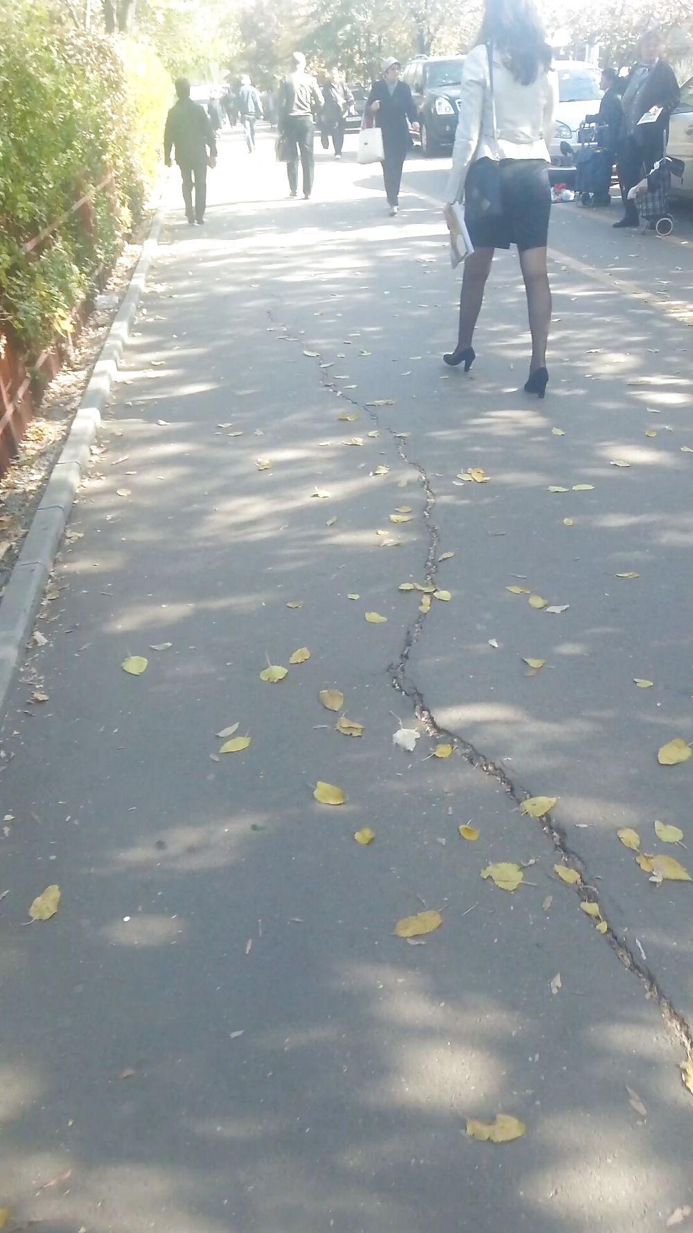 5P Business girl skirt ass sexy romanian