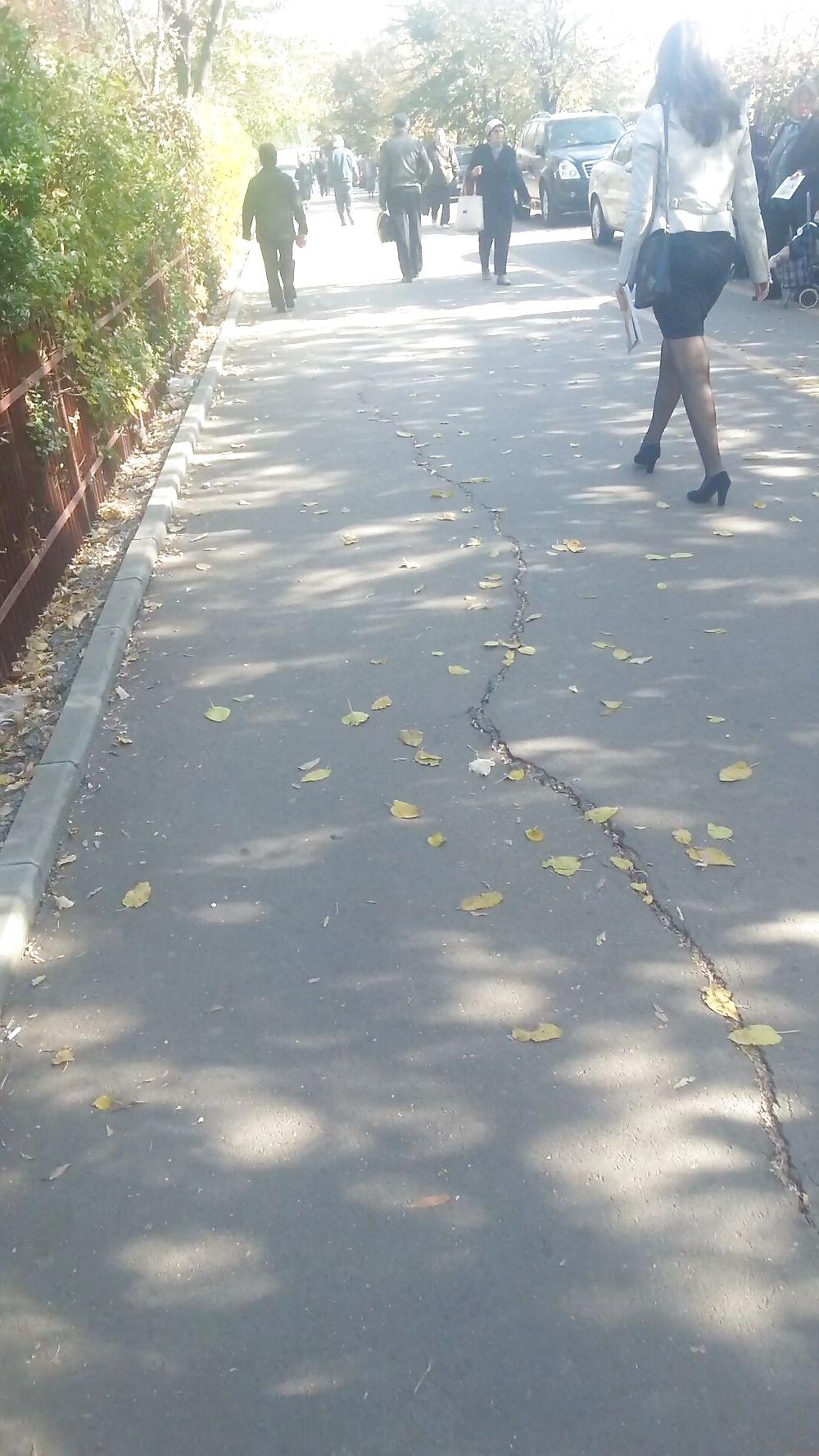 5P Business girl skirt ass sexy romanian