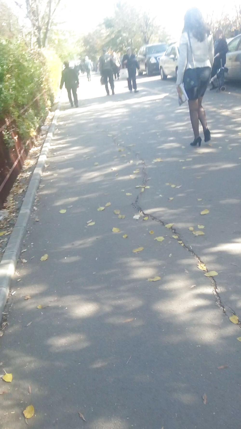 5P Business girl skirt ass sexy romanian