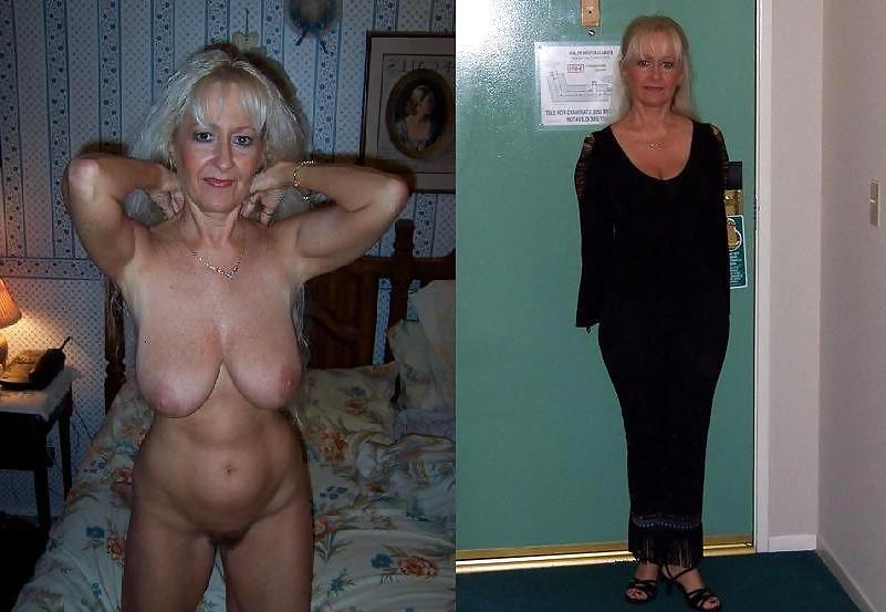 25P Dressed Undressed! Granny mature!