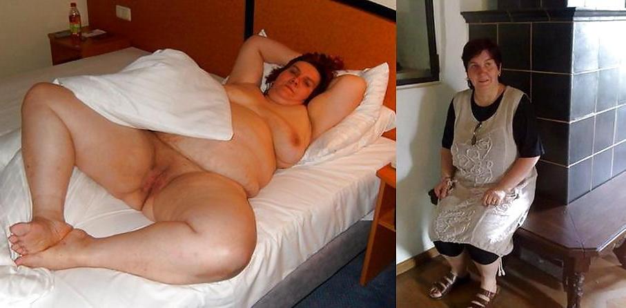 25P Dressed Undressed! Granny mature!
