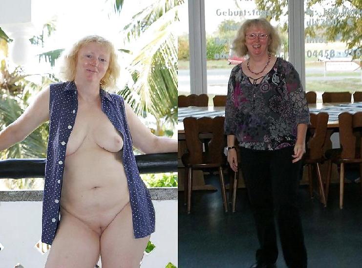 25P Dressed Undressed! Granny mature!