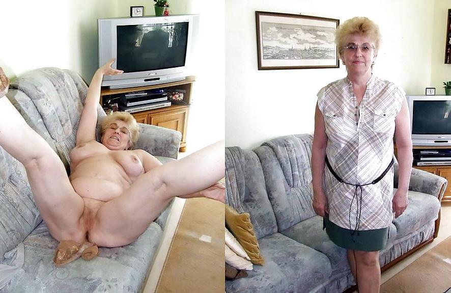 25P Dressed Undressed! Granny mature!
