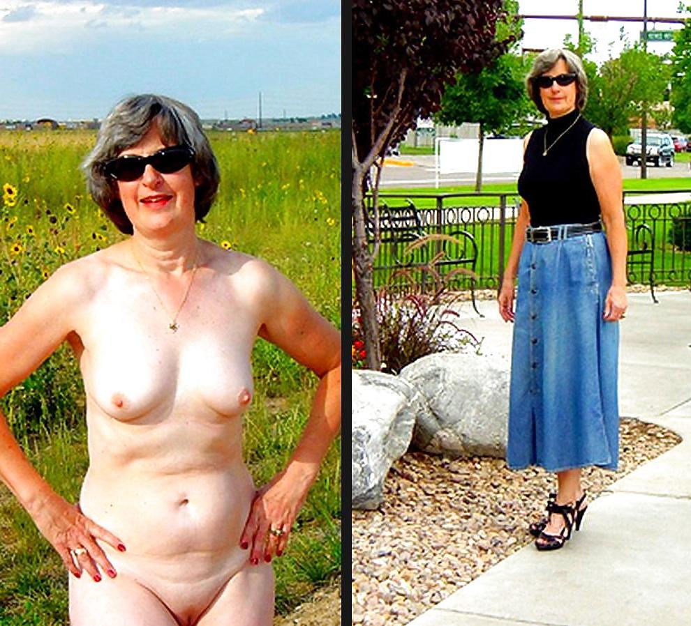 25P Dressed Undressed! Granny mature!