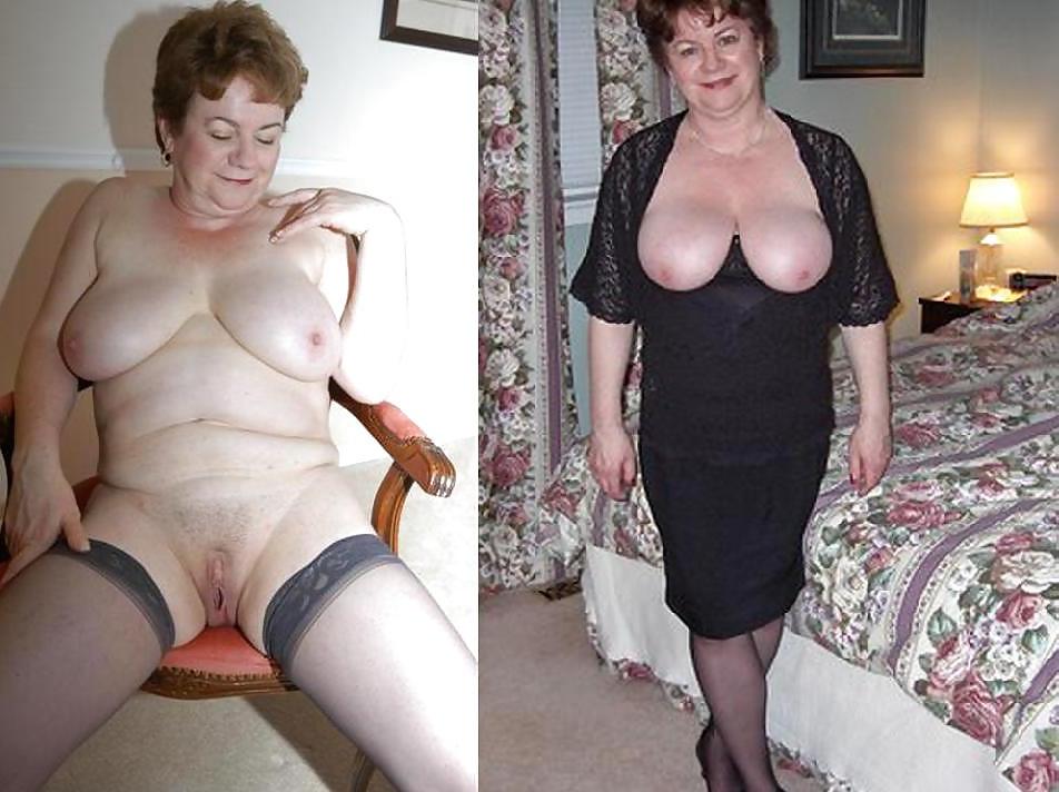 25P Dressed Undressed! Granny mature!