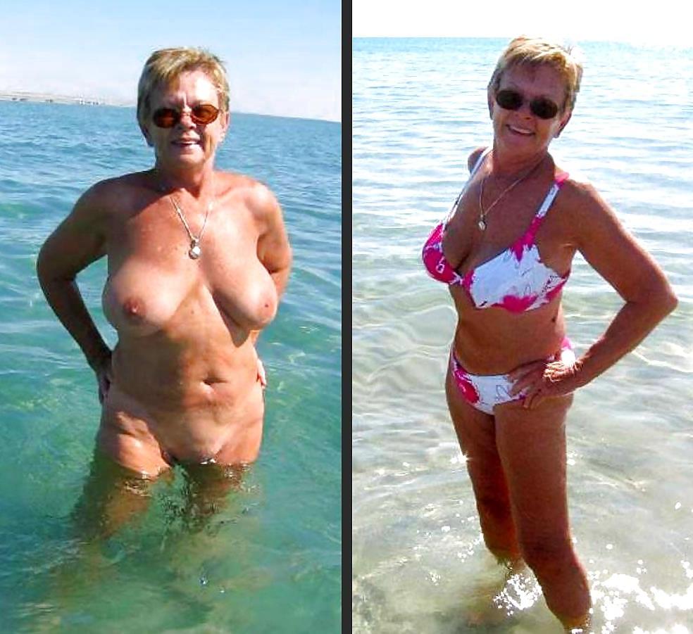 25P Dressed Undressed! Granny mature!