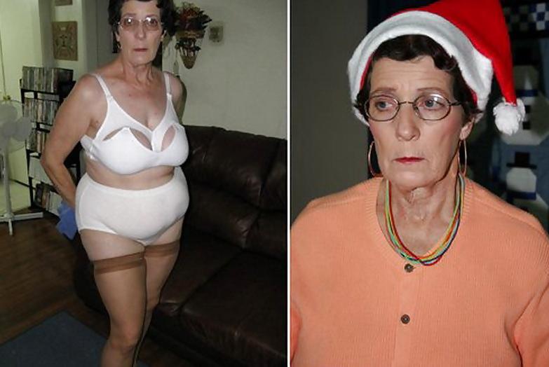 25P Dressed Undressed! Granny mature!