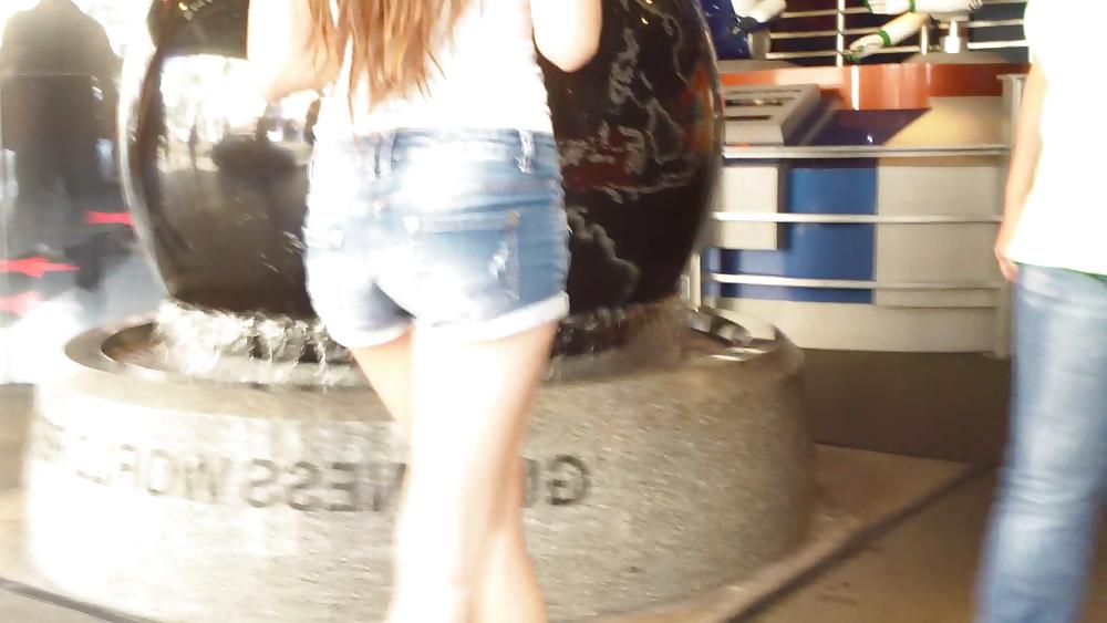 12P Italian teen ass &  butt in shorts