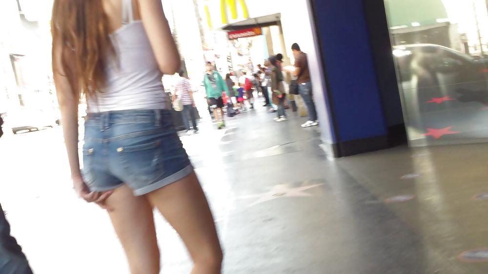 12P Italian teen ass &  butt in shorts