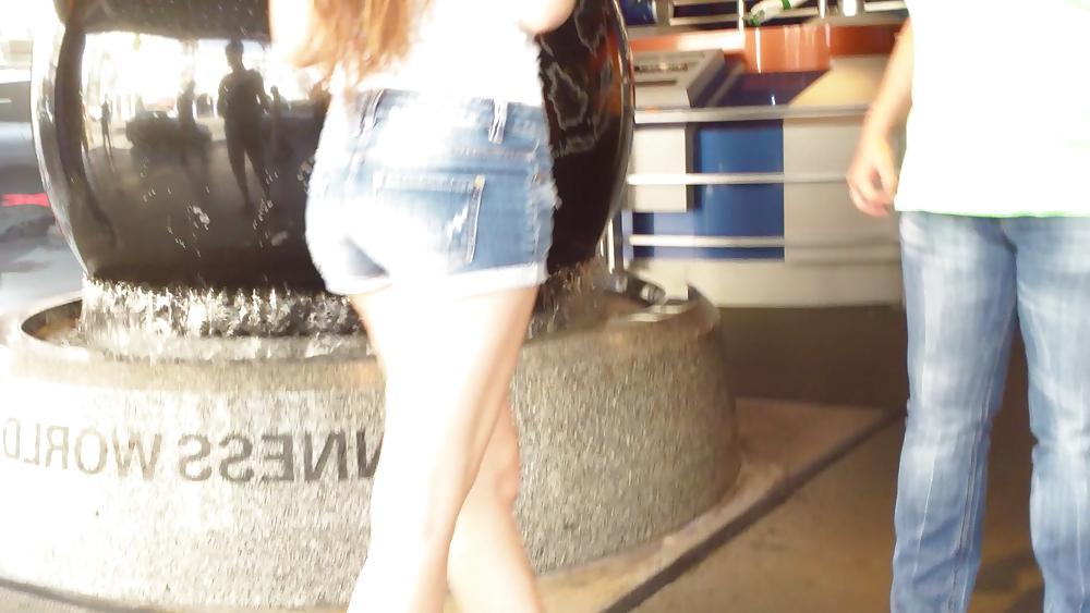 12P Italian teen ass &  butt in shorts