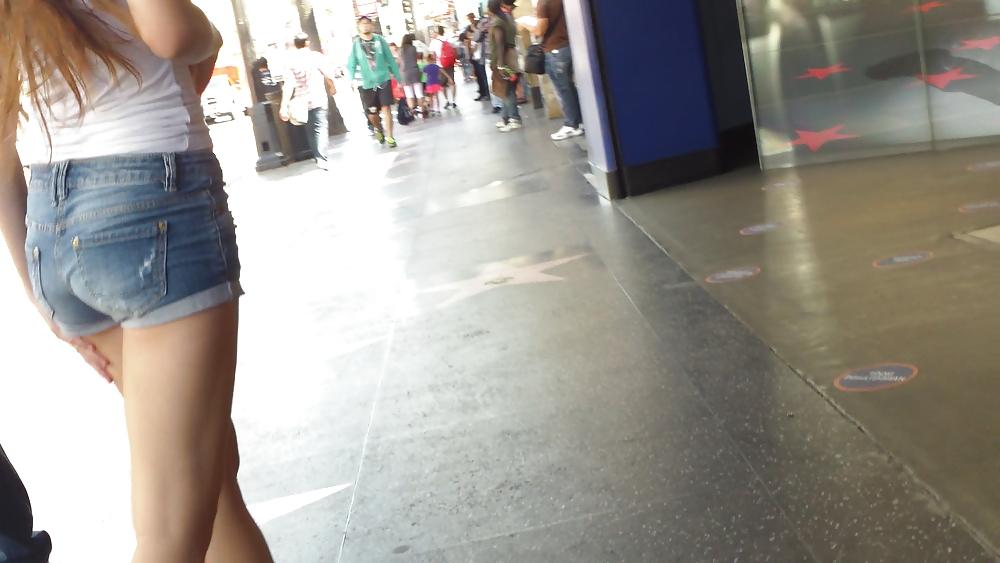 12P Italian teen ass &  butt in shorts
