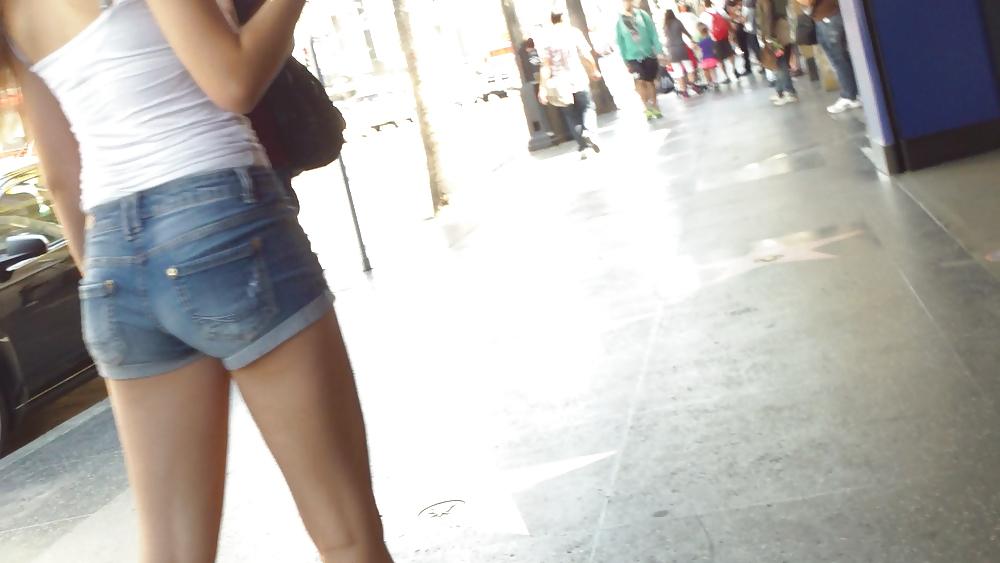 12P Italian teen ass &  butt in shorts