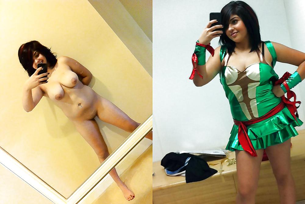 12P Clothed Unclothed Indian Bitches 13