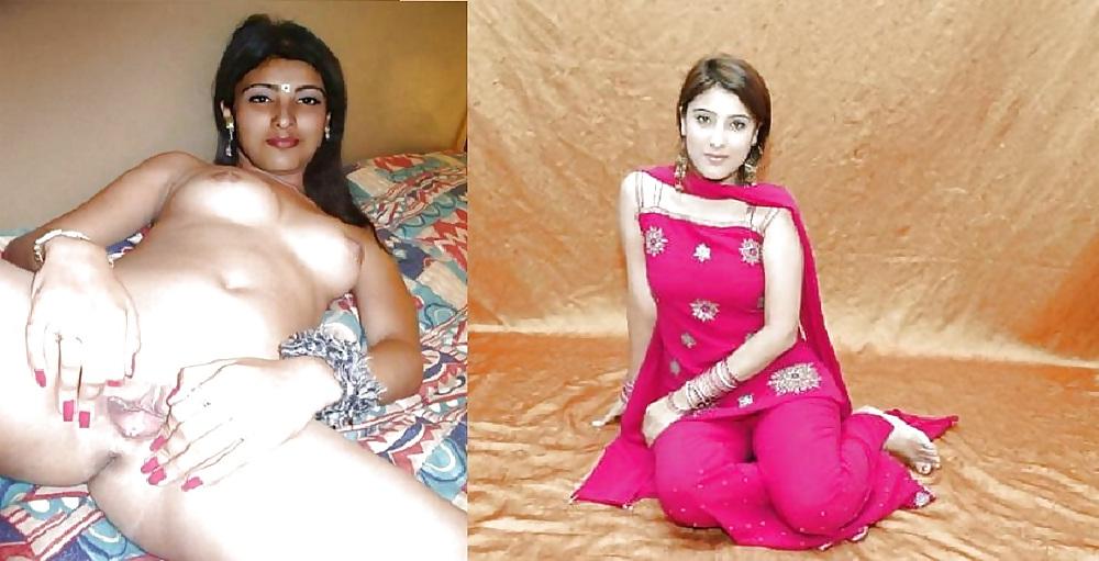 12P Clothed Unclothed Indian Bitches 13