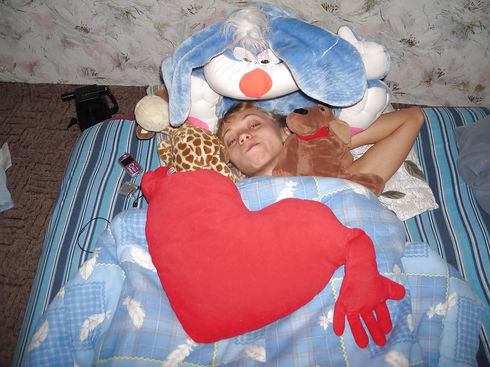 25P Blonde russian teen