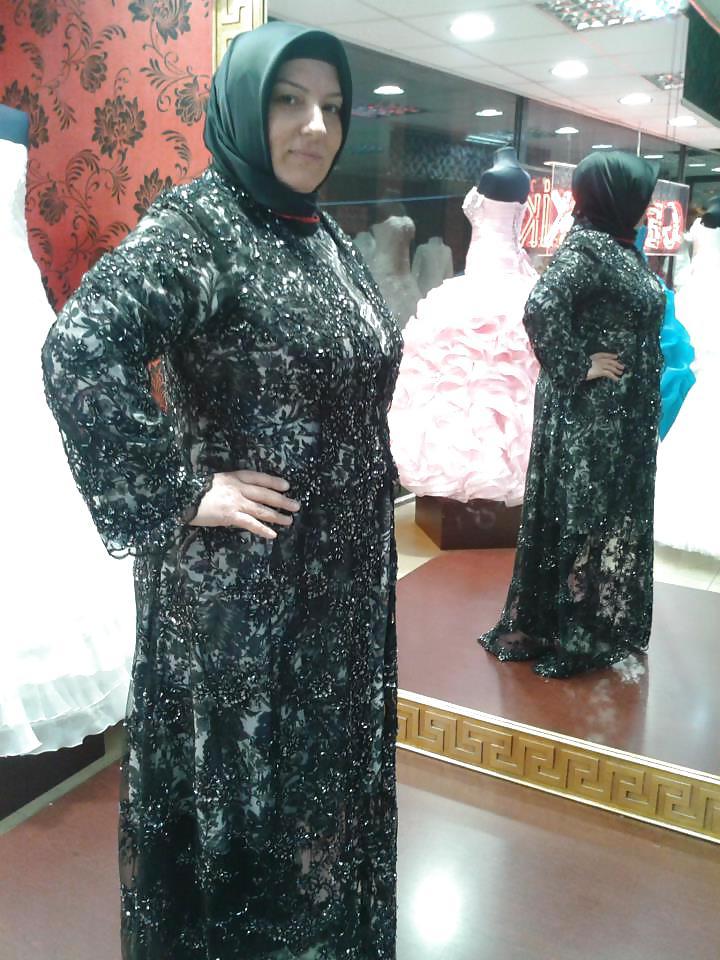 13P Turbanli hijab arab turkish asian anne kiz