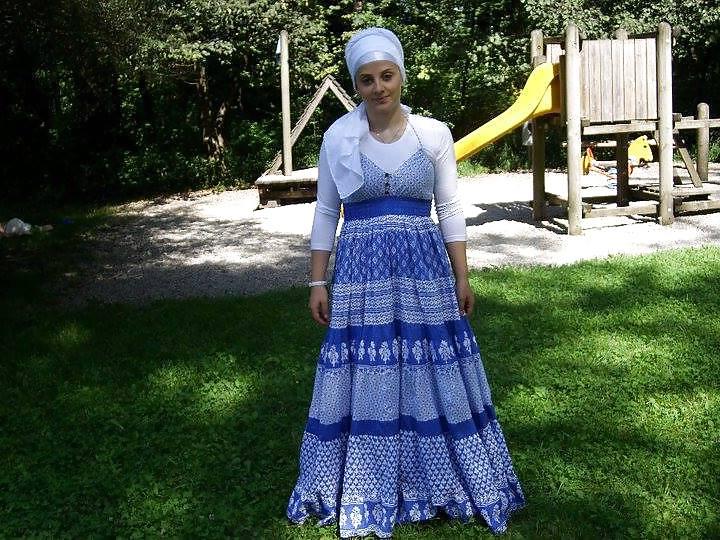 13P Turbanli hijab arab turkish asian anne kiz
