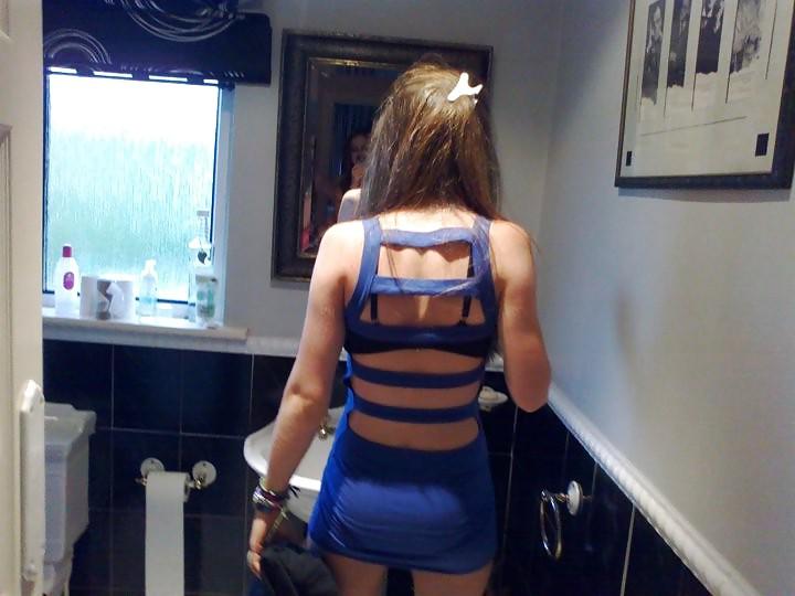 5P Chav Sluts TIGHT MINI DRESSES WHORE ASSES