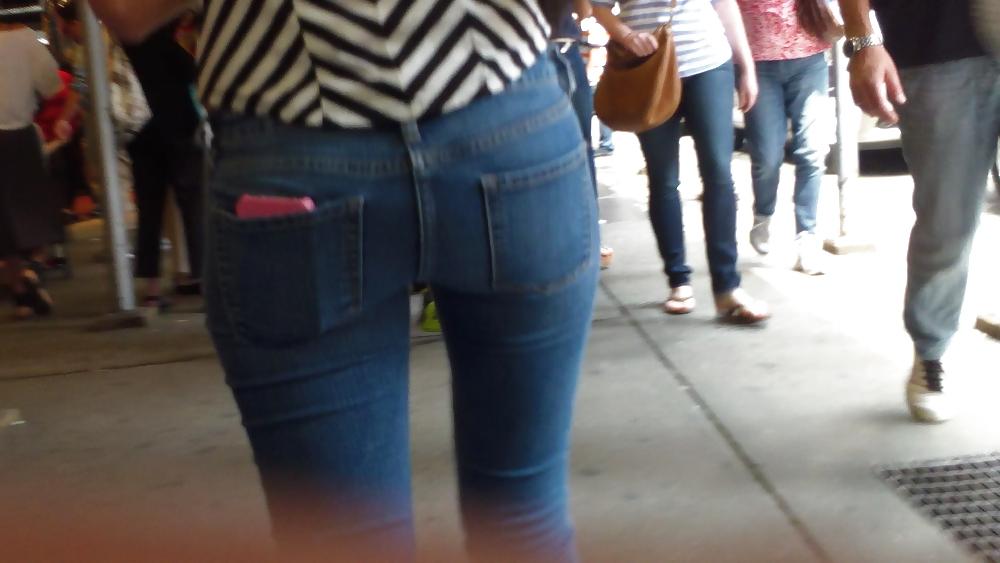 14P Nice tight skinny butt & ass in jeans