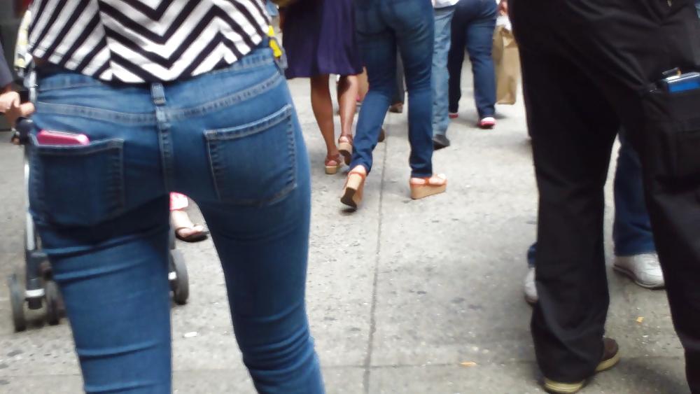 14P Nice tight skinny butt & ass in jeans