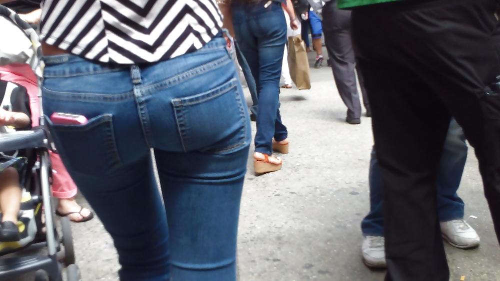 14P Nice tight skinny butt & ass in jeans