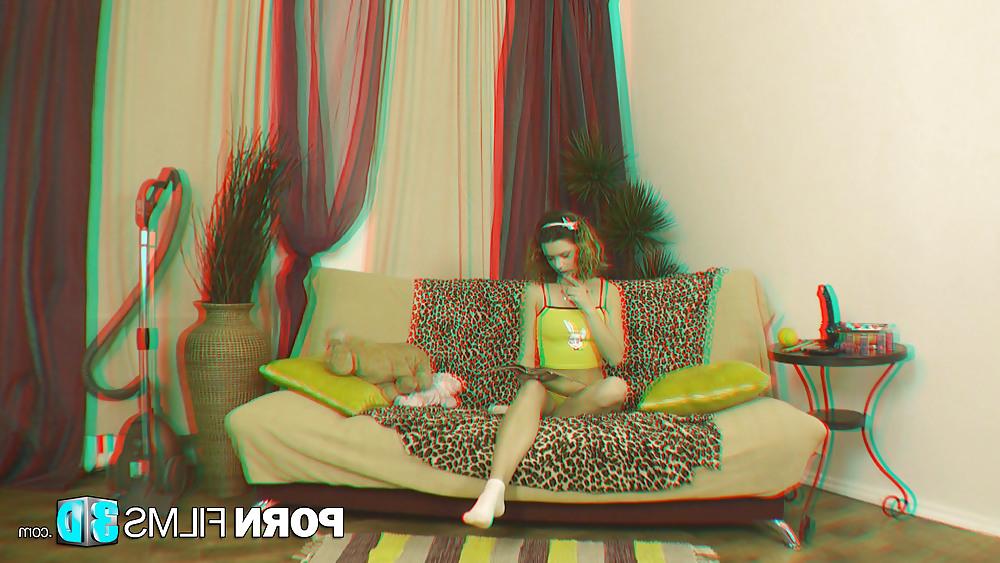 16P Porn Films 3D - Sappy beauty masturbates