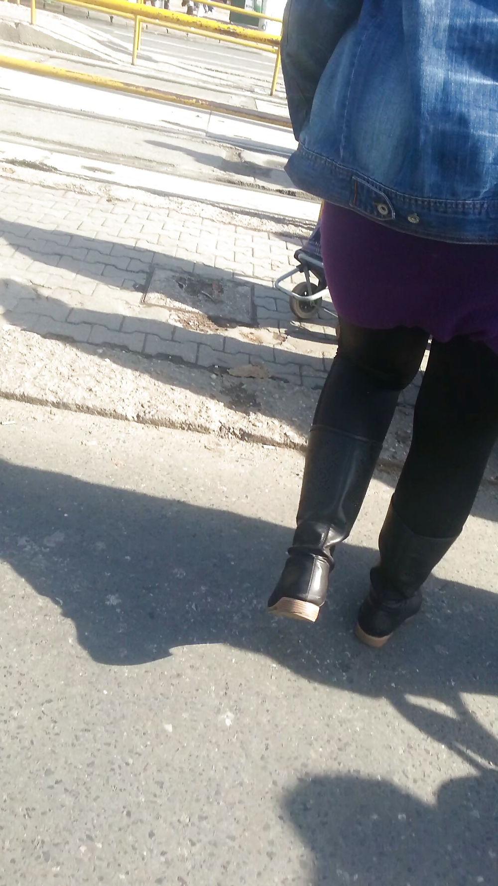 14P Sexy skirt and feet romanian