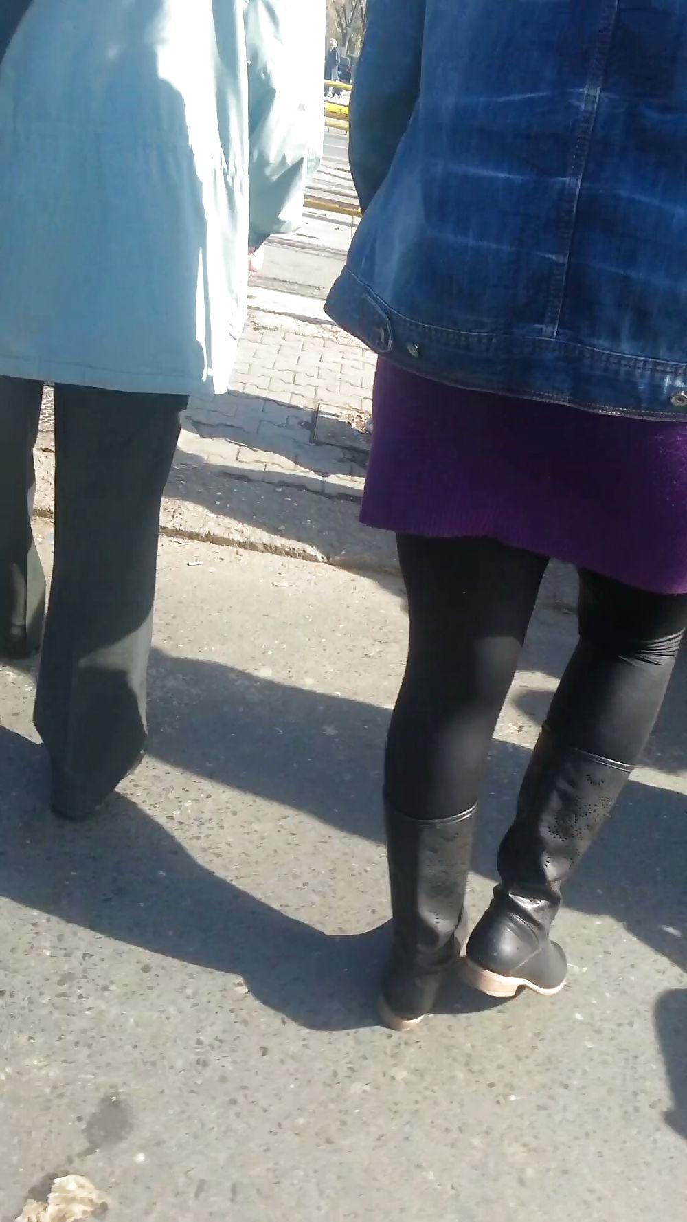 14P Sexy skirt and feet romanian