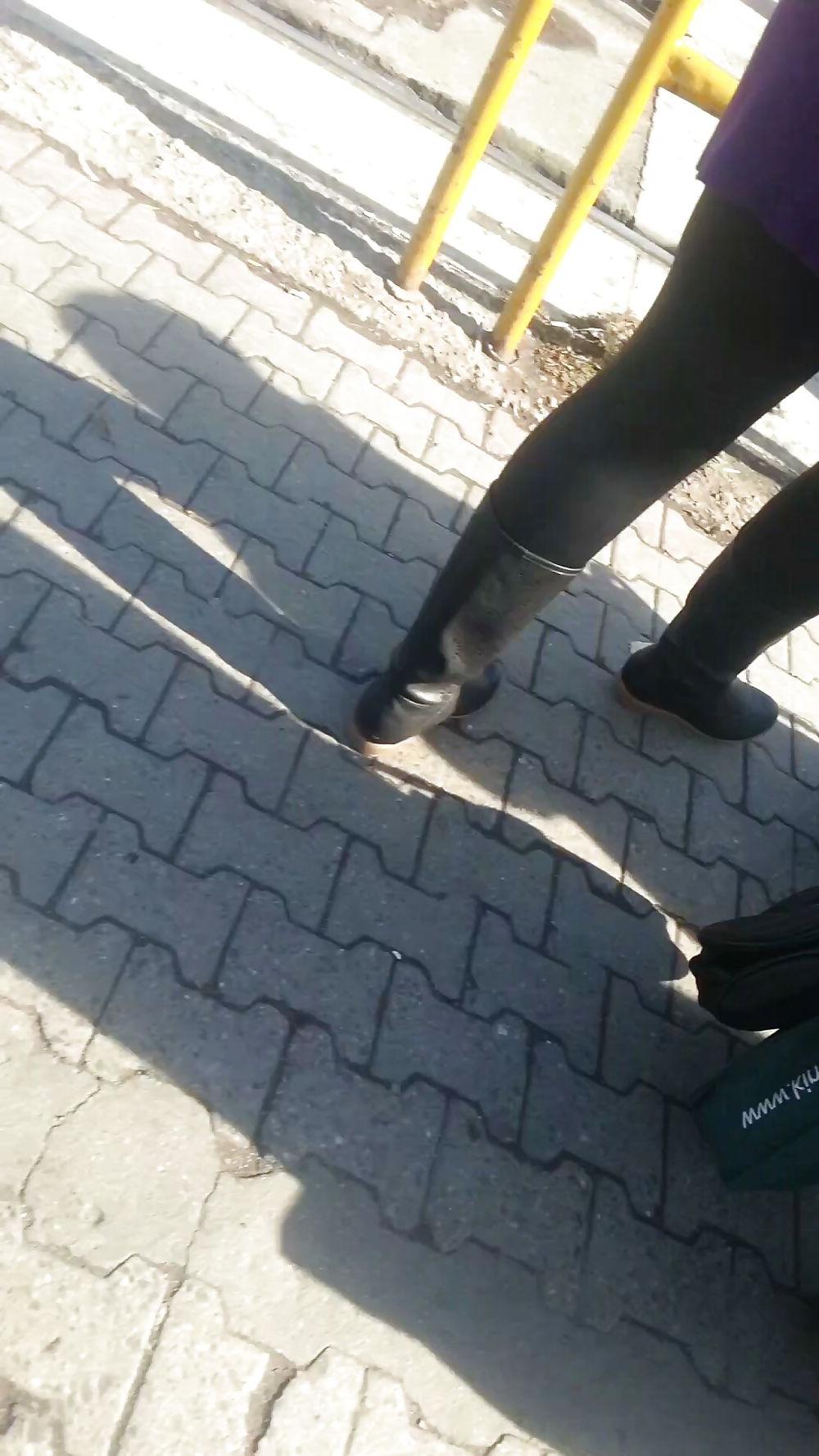14P Sexy skirt and feet romanian