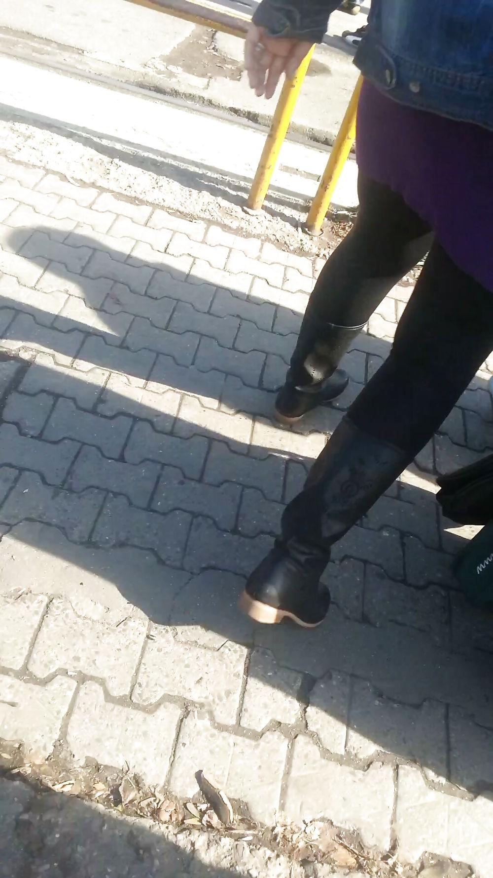 14P Sexy skirt and feet romanian