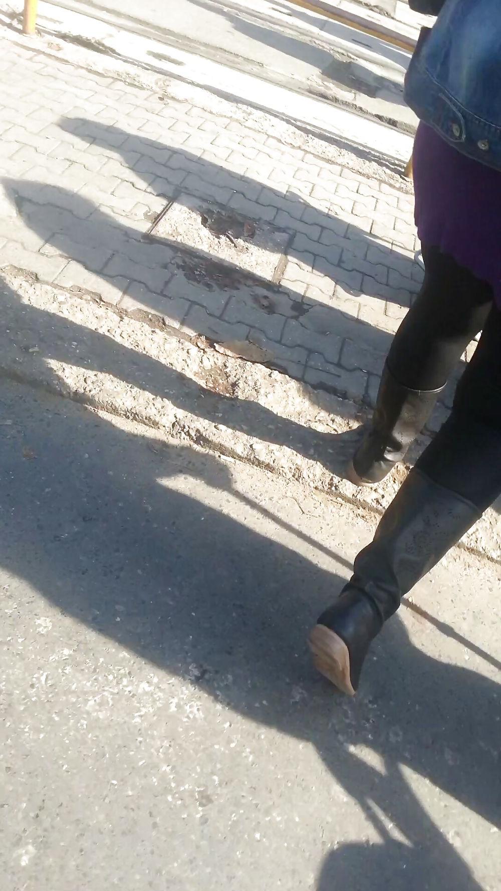 14P Sexy skirt and feet romanian