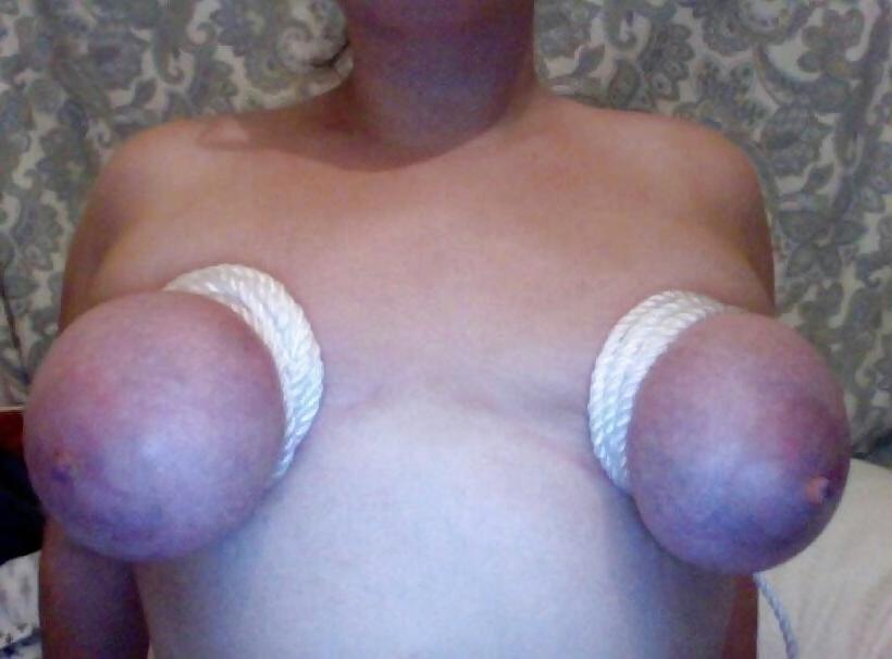 4P Duck tape, rope, and tits.. always fun 