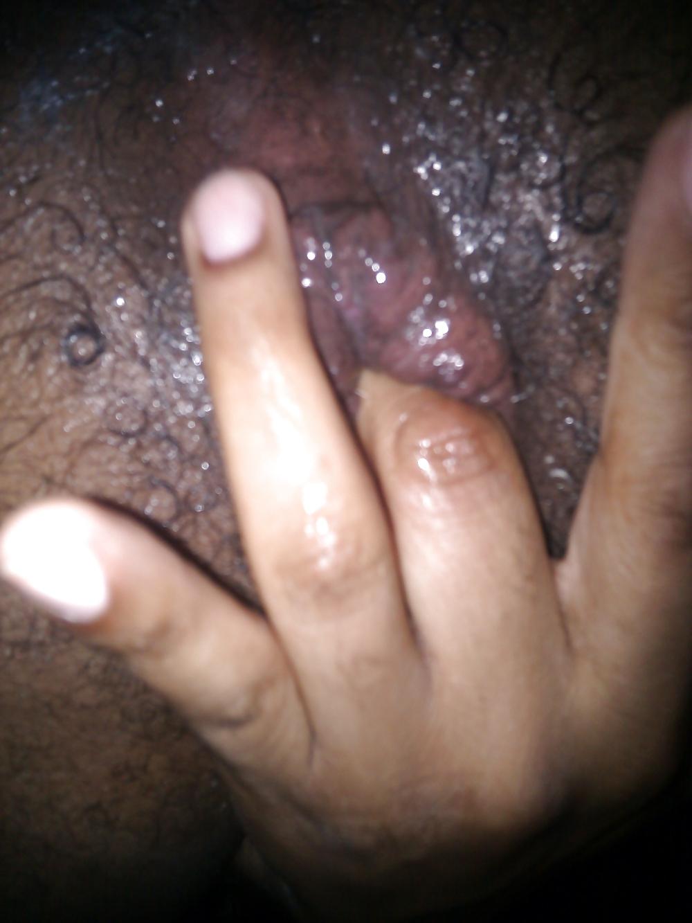13P Fingering my wet bootyhole