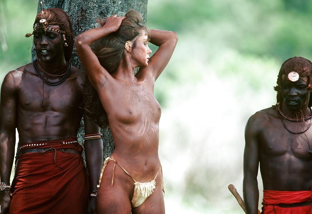 22P White wife seduced by black tribe
