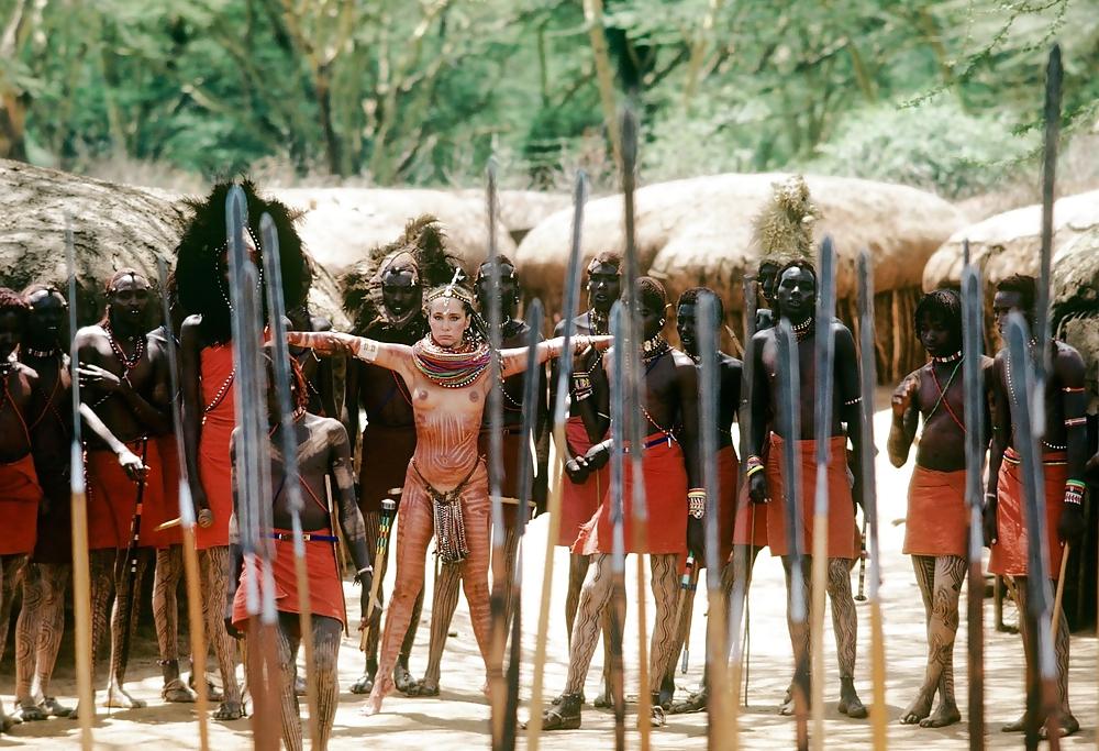 22P White wife seduced by black tribe