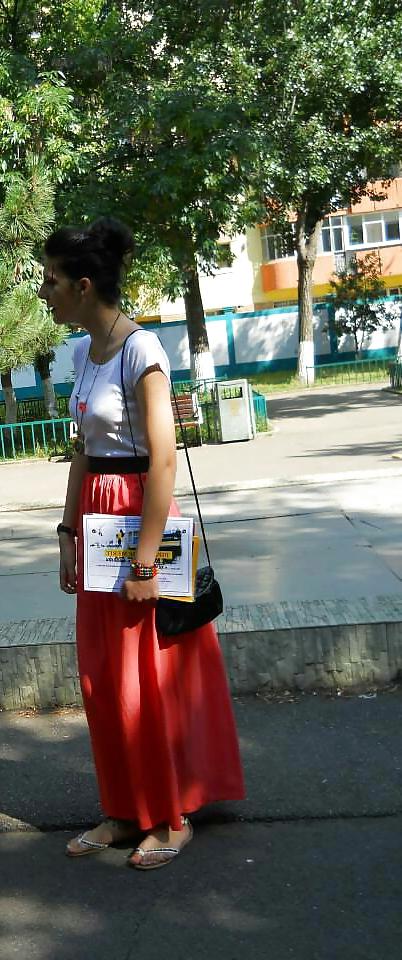 4P Old + young spy boobs romanian-decolteuri