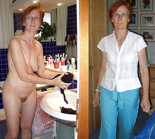 25P Dressed Undressed! Granny mature!