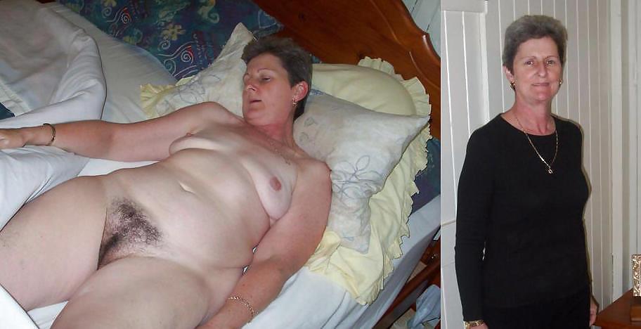 25P Dressed Undressed! Granny mature!