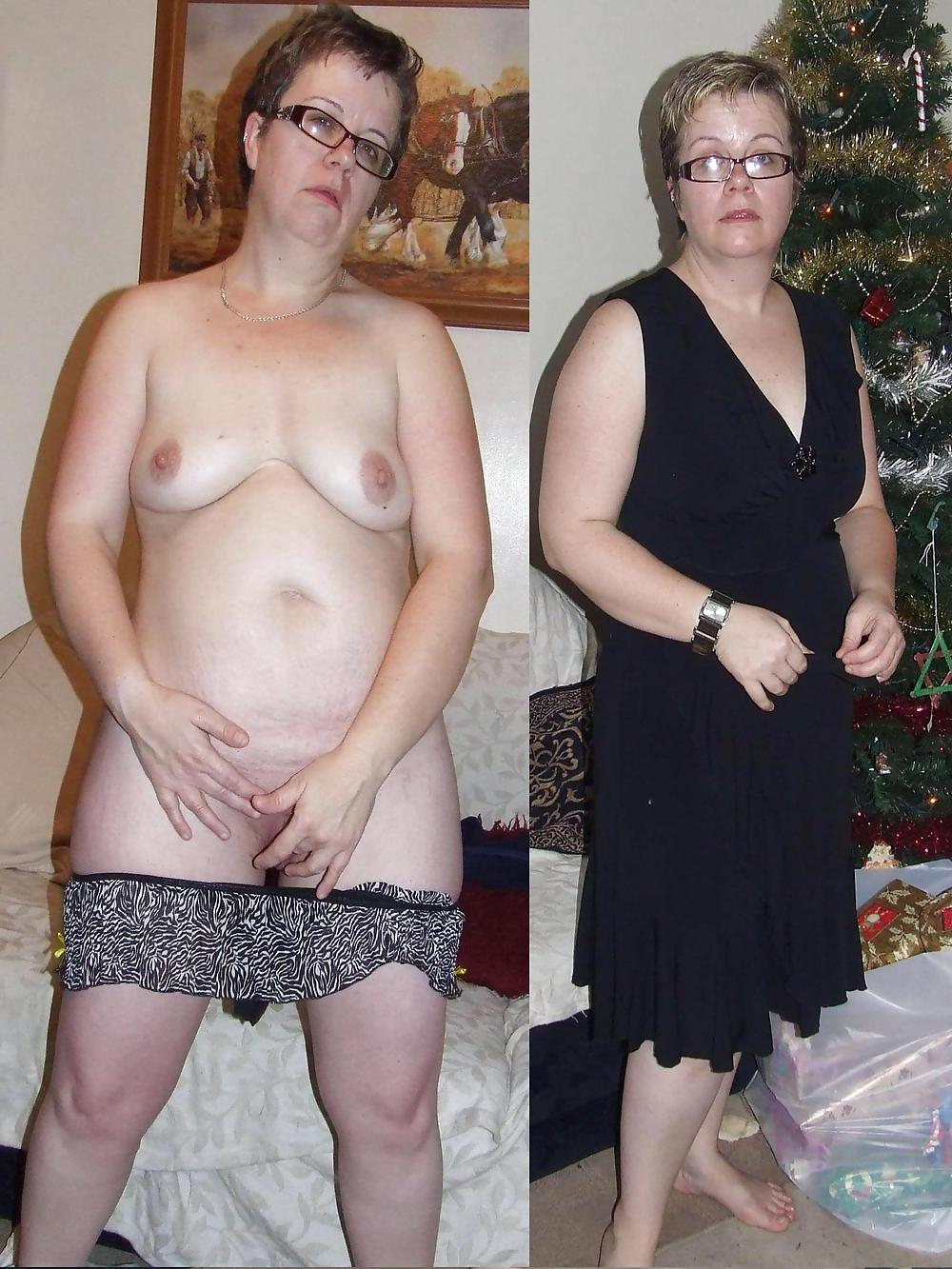 25P Dressed Undressed! Granny mature!