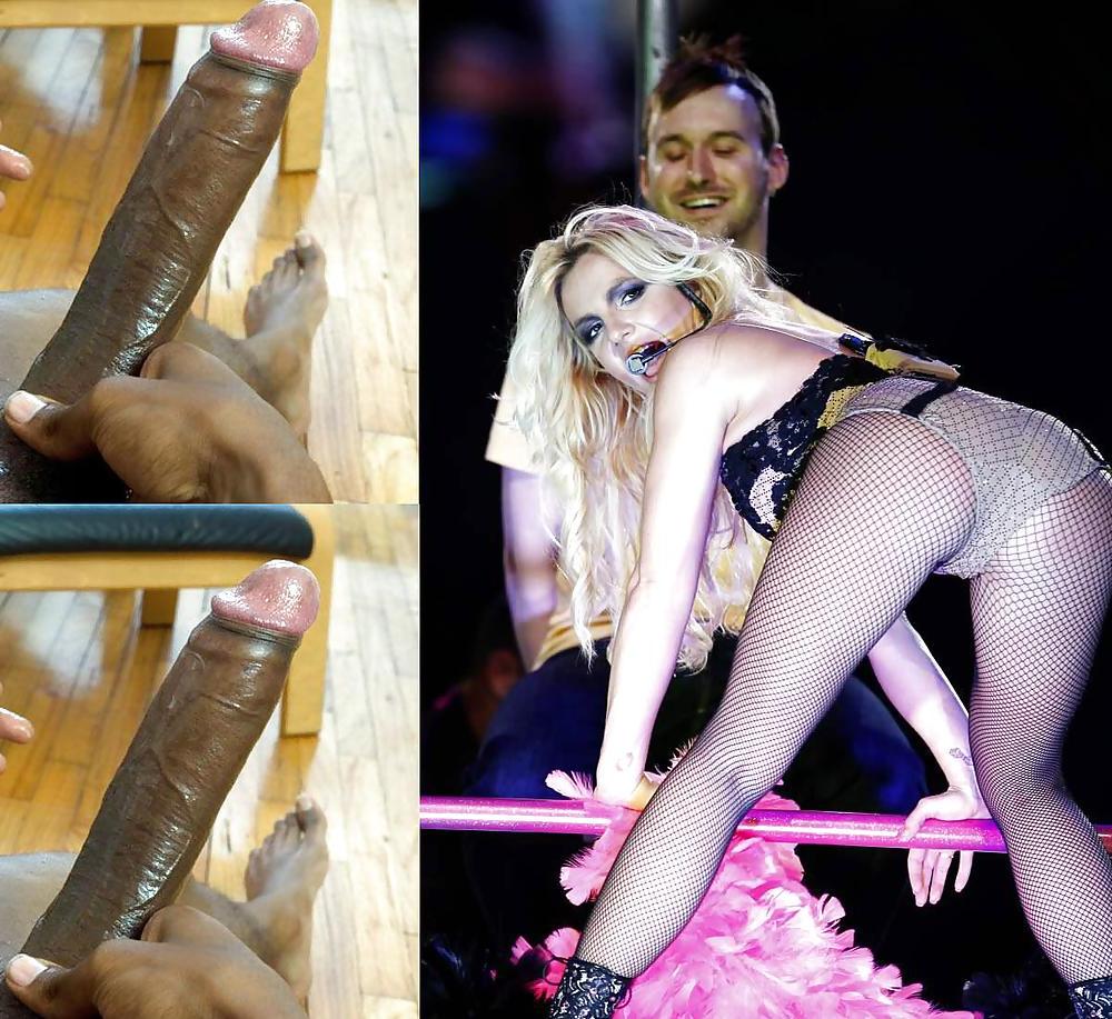 5P Britney Spears Black Cock