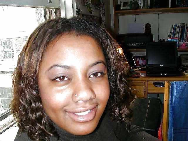 15P Sexy ebony teen with big tits and tight pussy