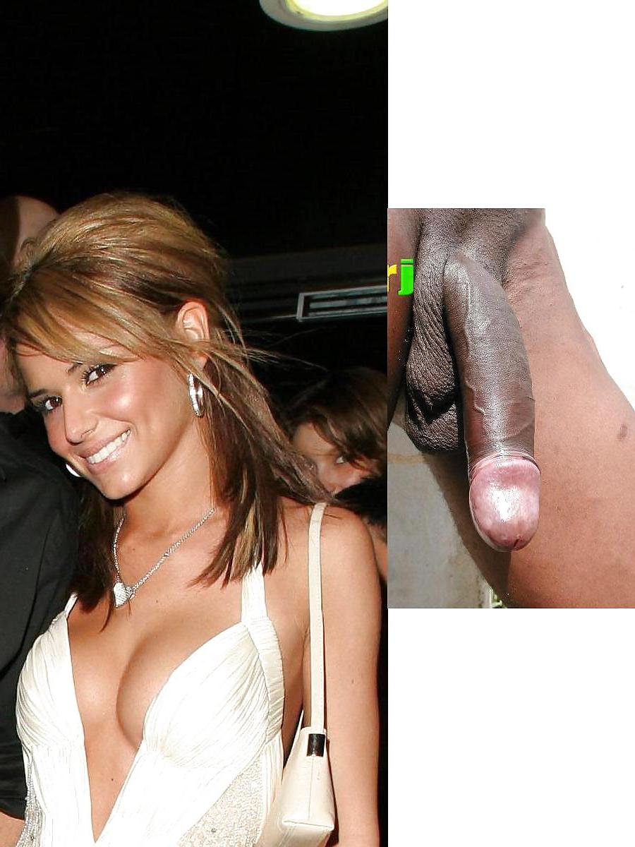 22P Cheryl Cole Black Cock 1
