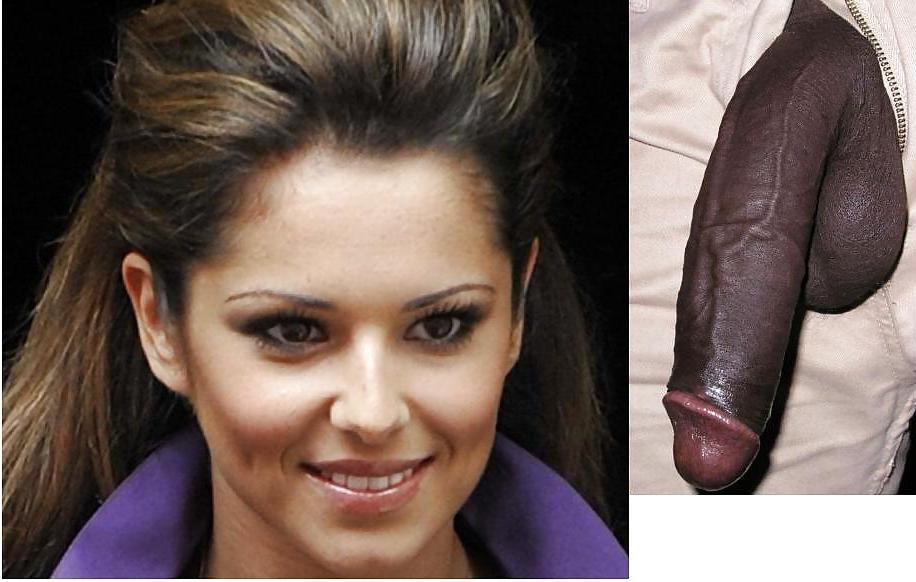 22P Cheryl Cole Black Cock 1