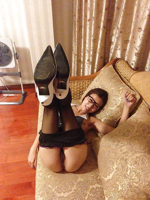 25P Asian Secretary Posing