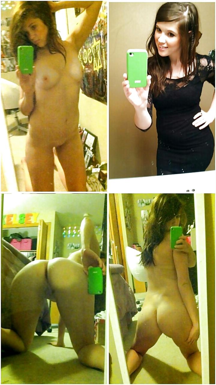 25P Sweet ass teens dressed and undressed clothed unclothed 